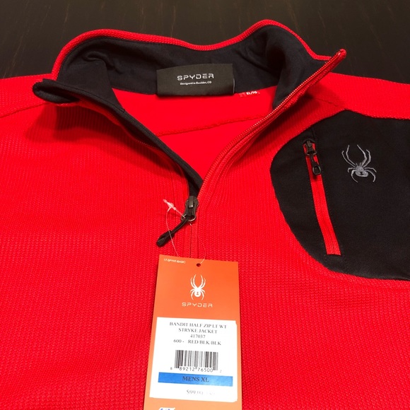 Spyder Bandit Half Zip Men’s Jacket - Picture 3 of 3